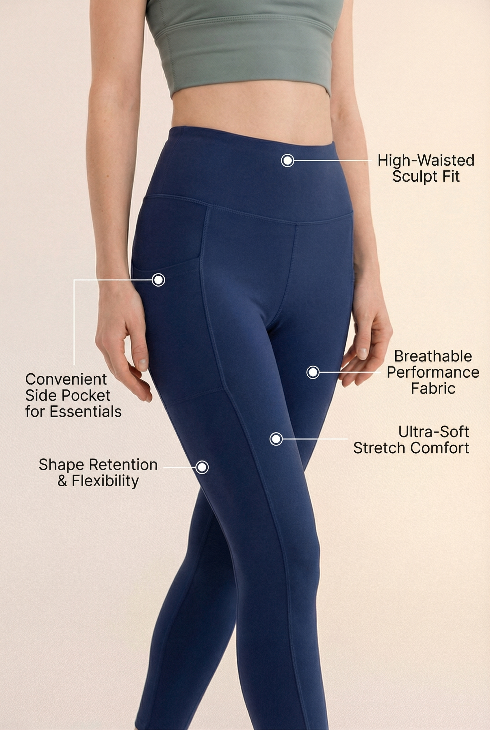 Contour Lift Pocket High-Waist Legging