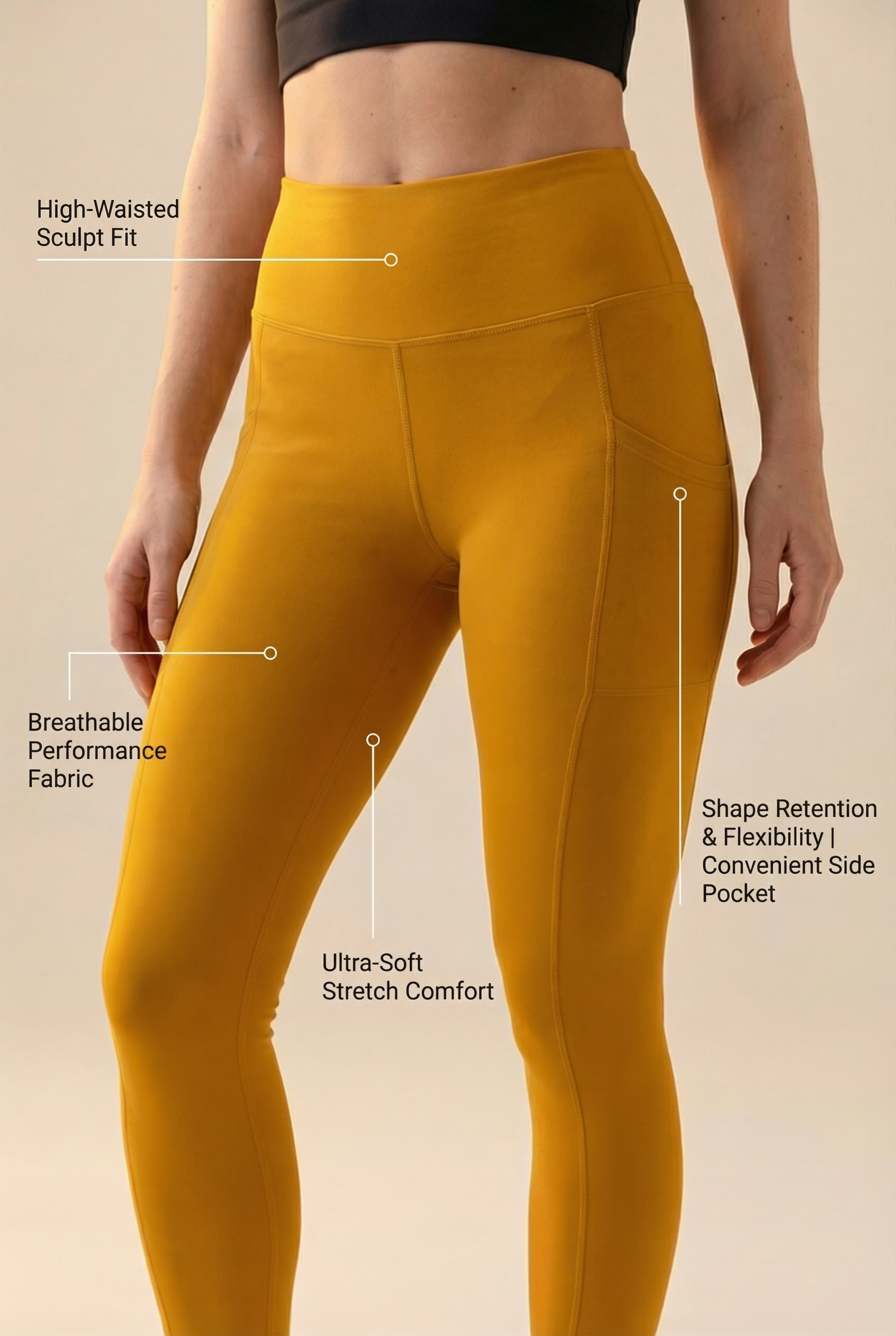Contour Lift Pocket High-Waist Legging