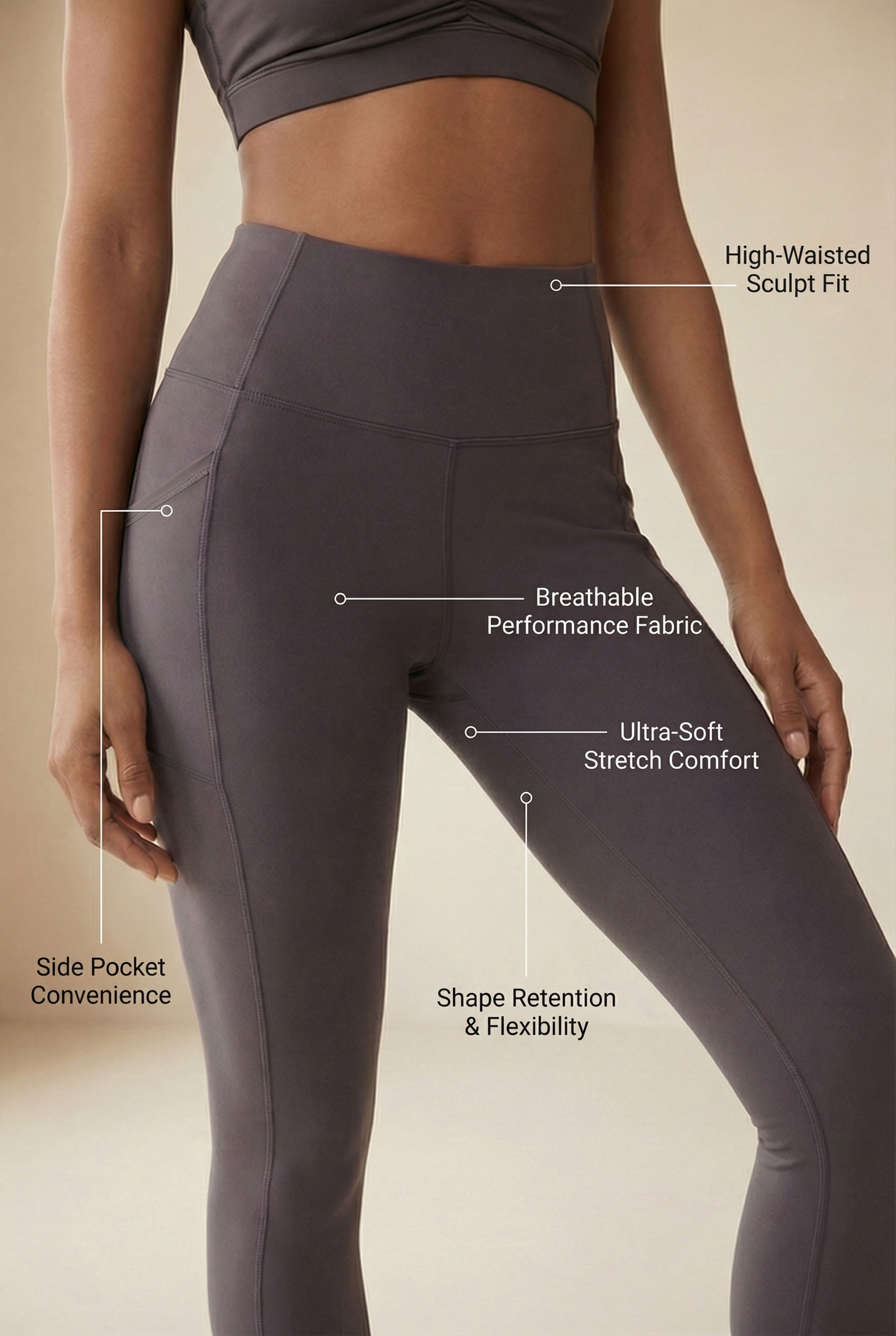 Contour Lift Pocket High-Waist Legging