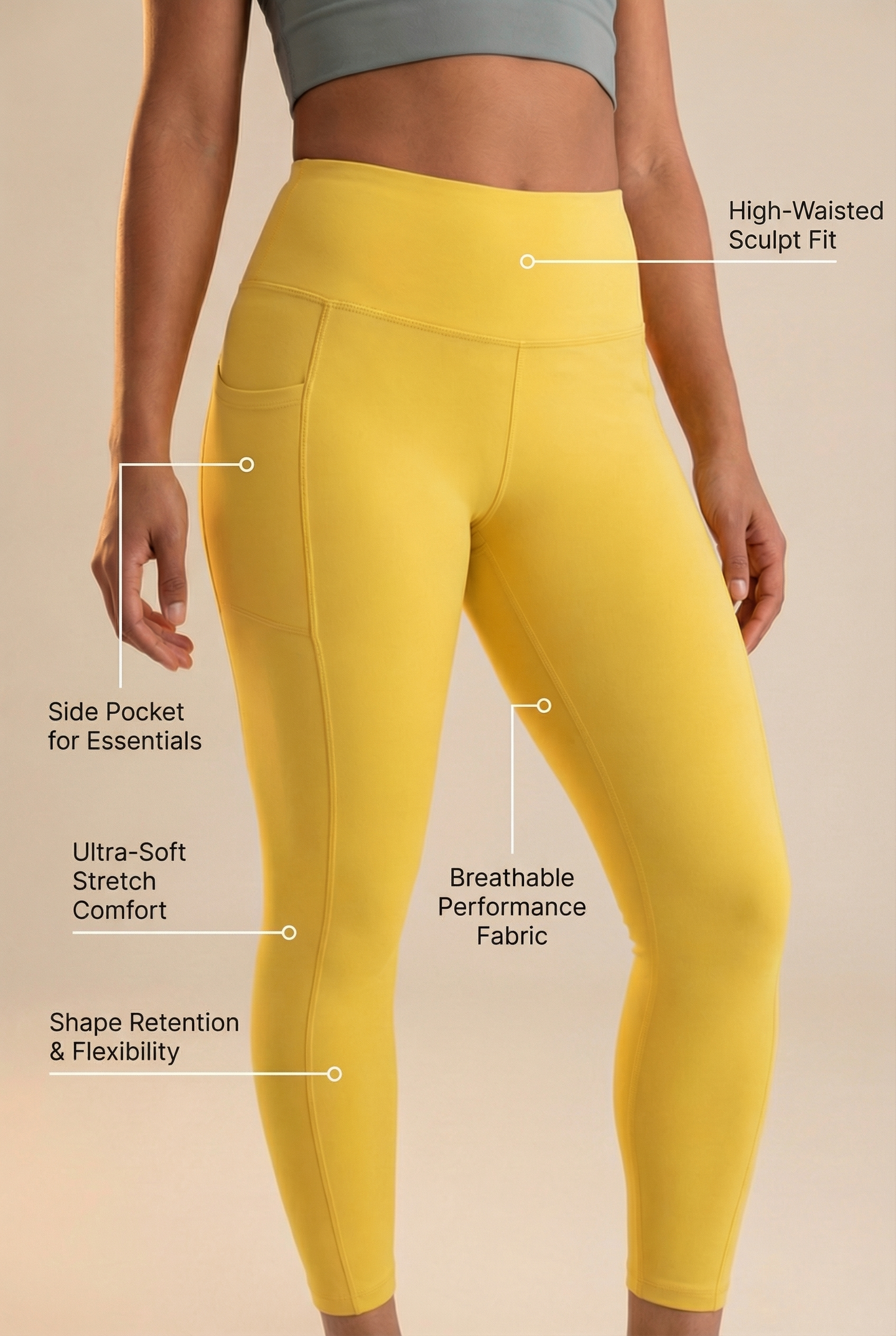 Contour Lift Pocket High-Waist Legging