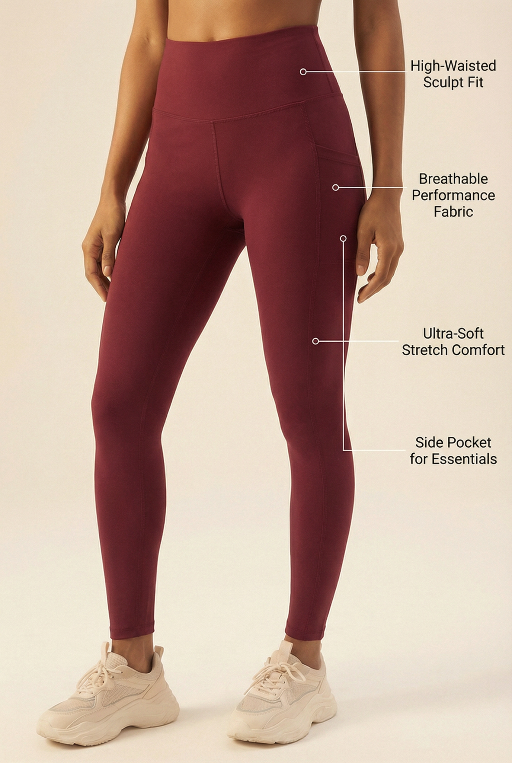 CoreFit High-Waist Pocket Performance Legging