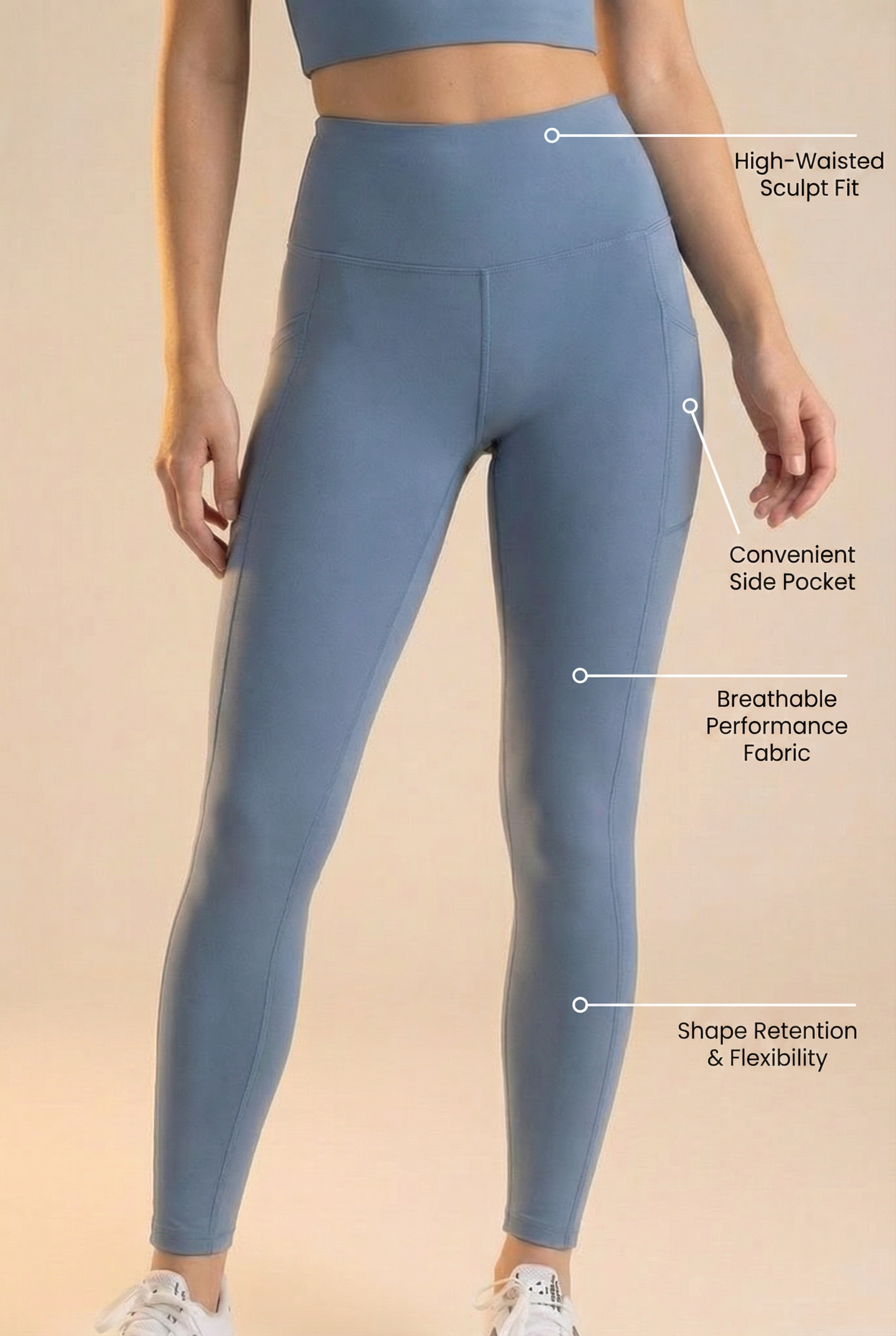 CoreFit High-Waist Pocket Performance Legging
