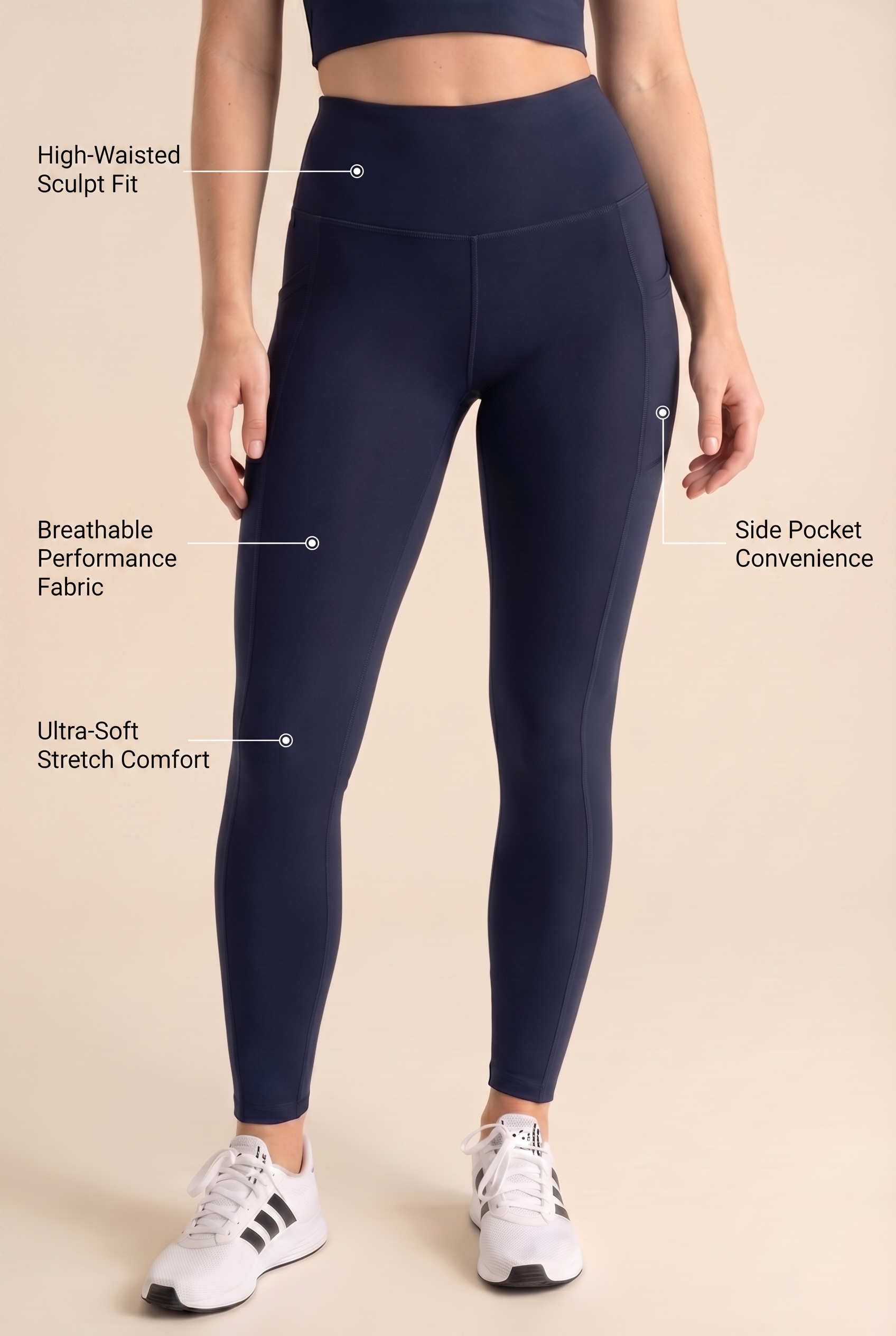 CoreFit High-Waist Pocket Performance Legging
