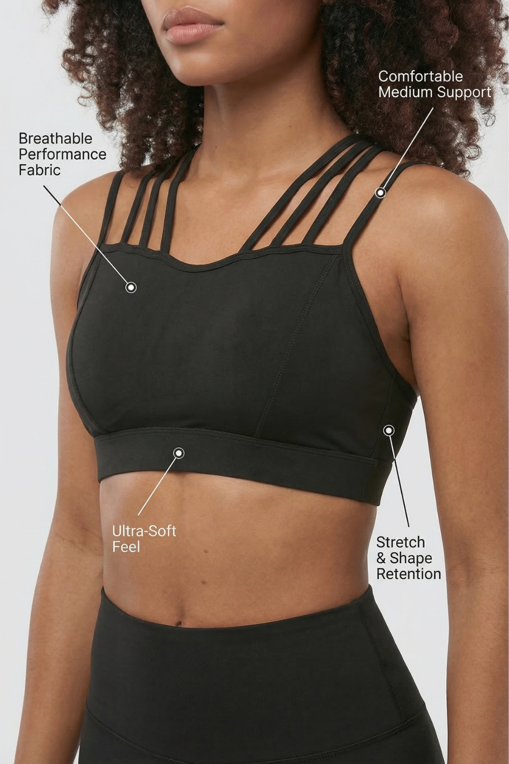 CoreFit Strappy Sports Bra