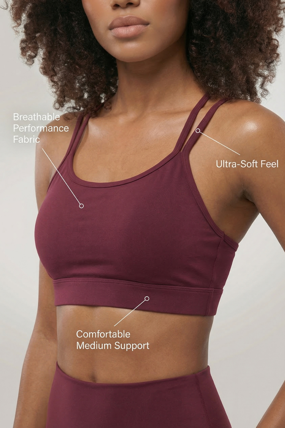 CoreFit Strappy Sports Bra