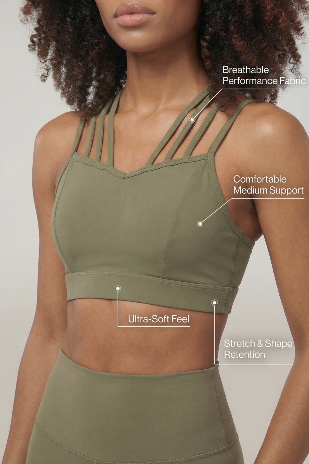 CoreFit Strappy Sports Bra