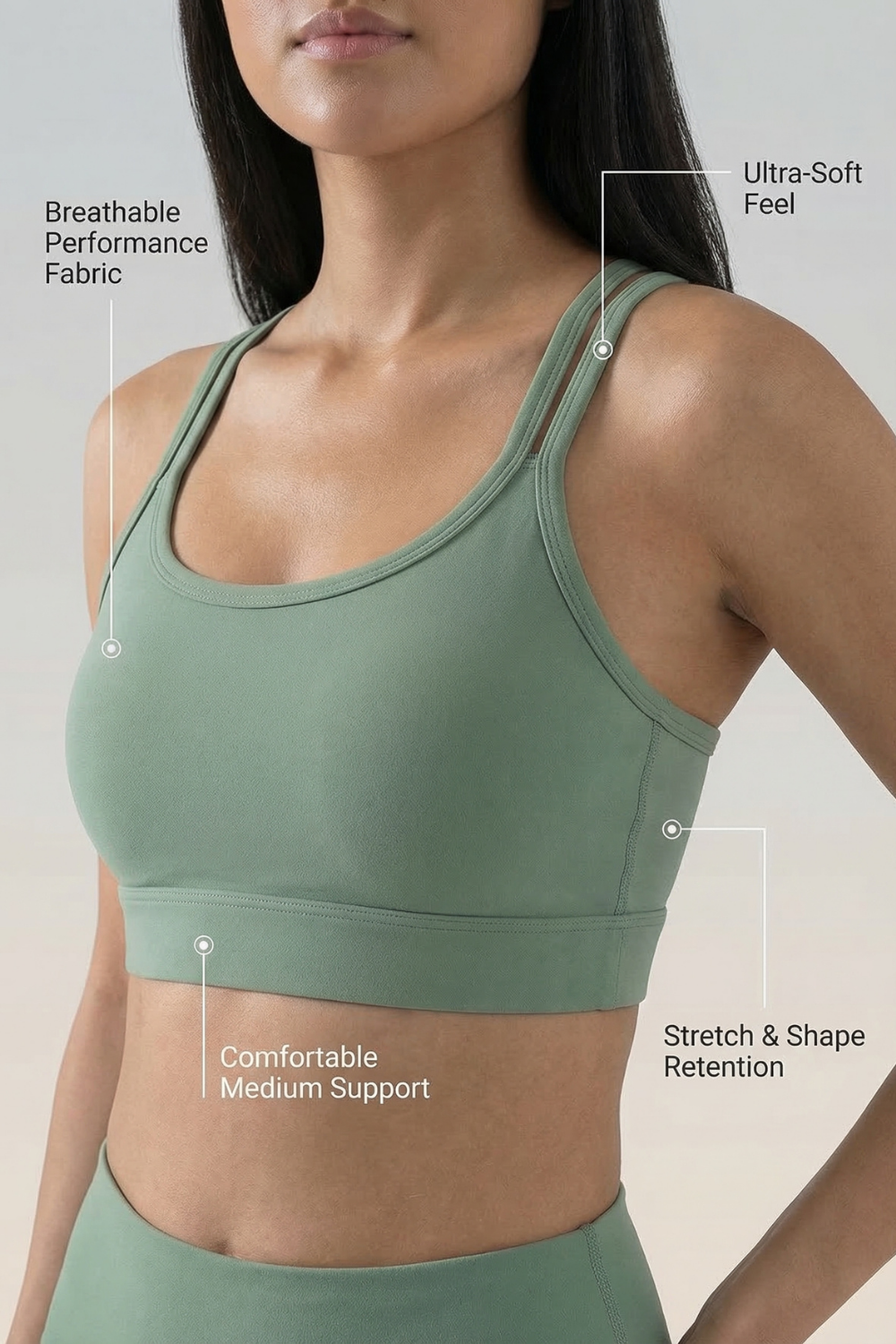 CoreFit Strappy Sports Bra