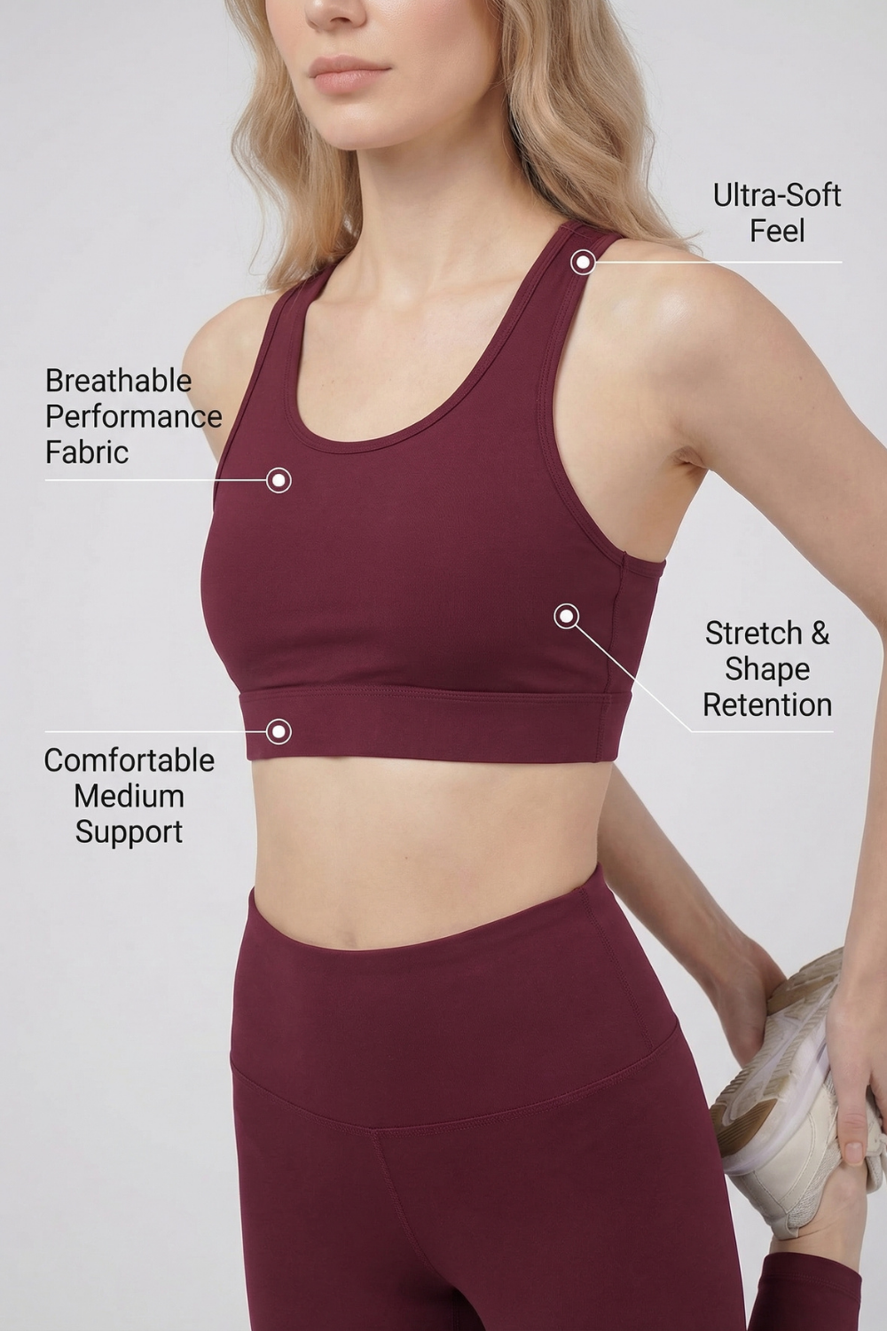 CoreFit Training Sports Bra