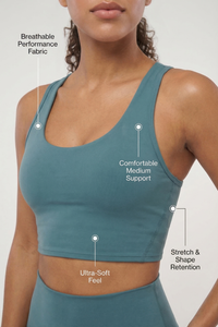 Fashion Crop Sports Bra