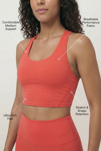 Fashion Crop Sports Bra