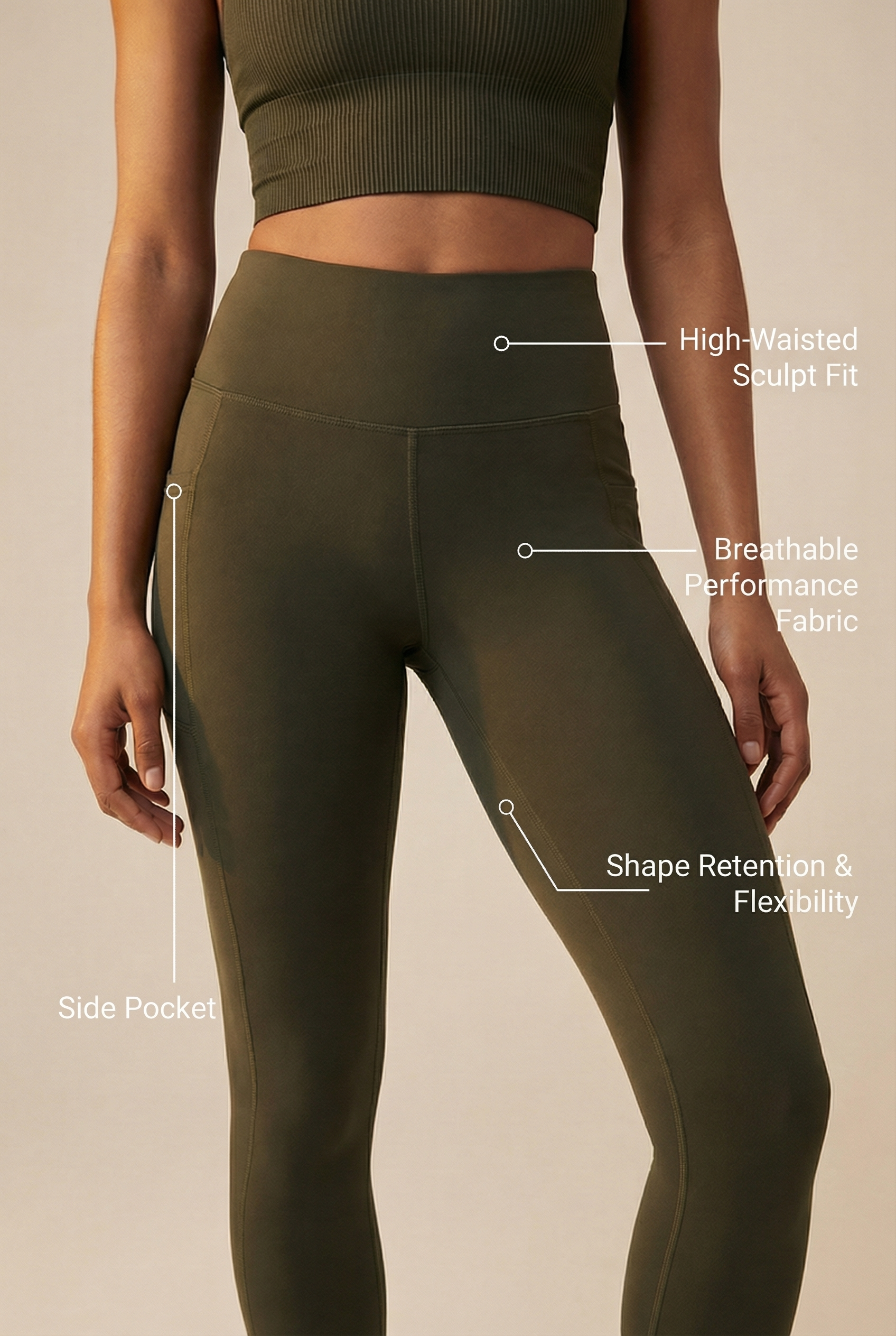 FlexPocket Full-Length High-Waist Legging