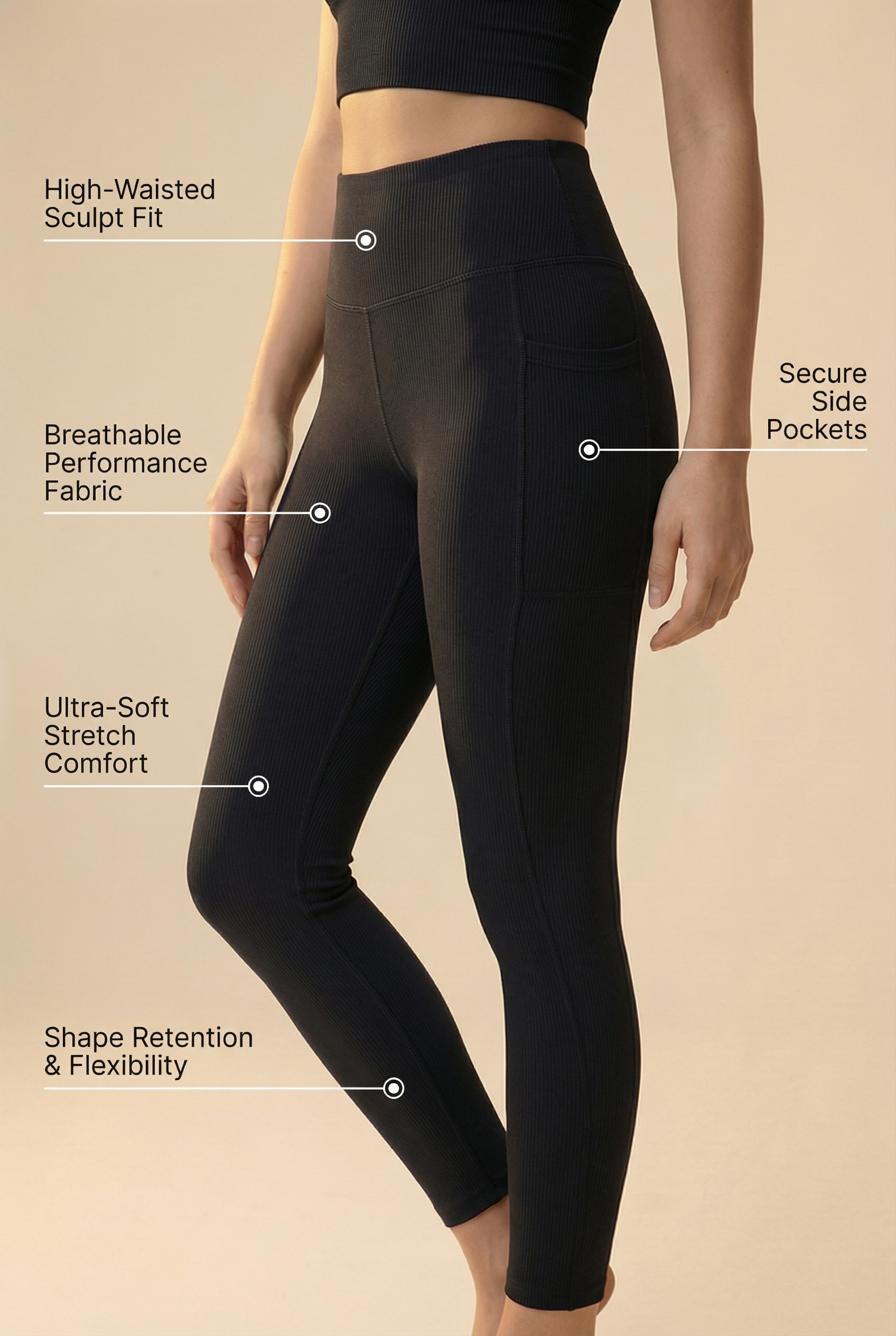 FlexPocket Full-Length High-Waist Legging