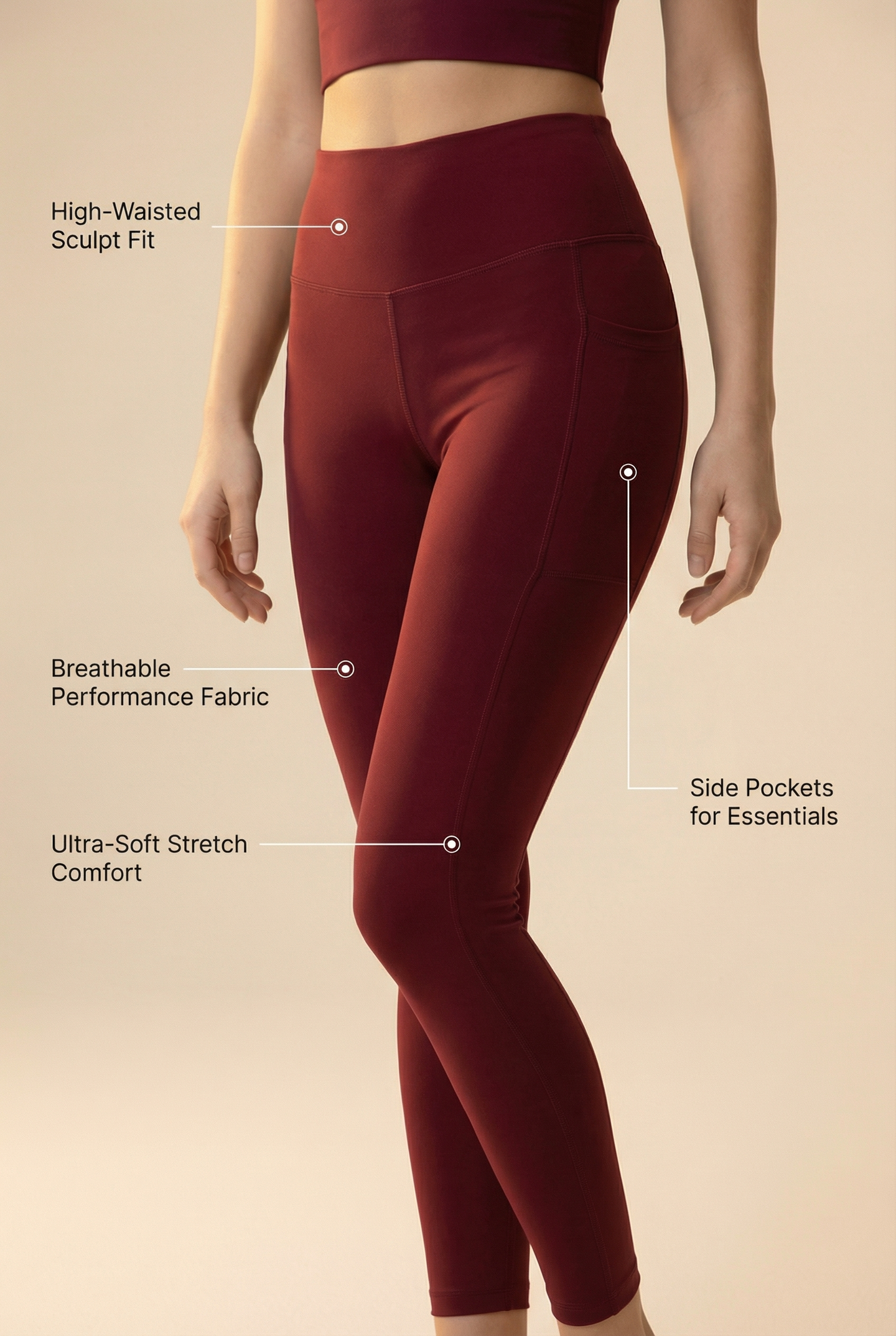 FlexPocket Full-Length High-Waist Legging