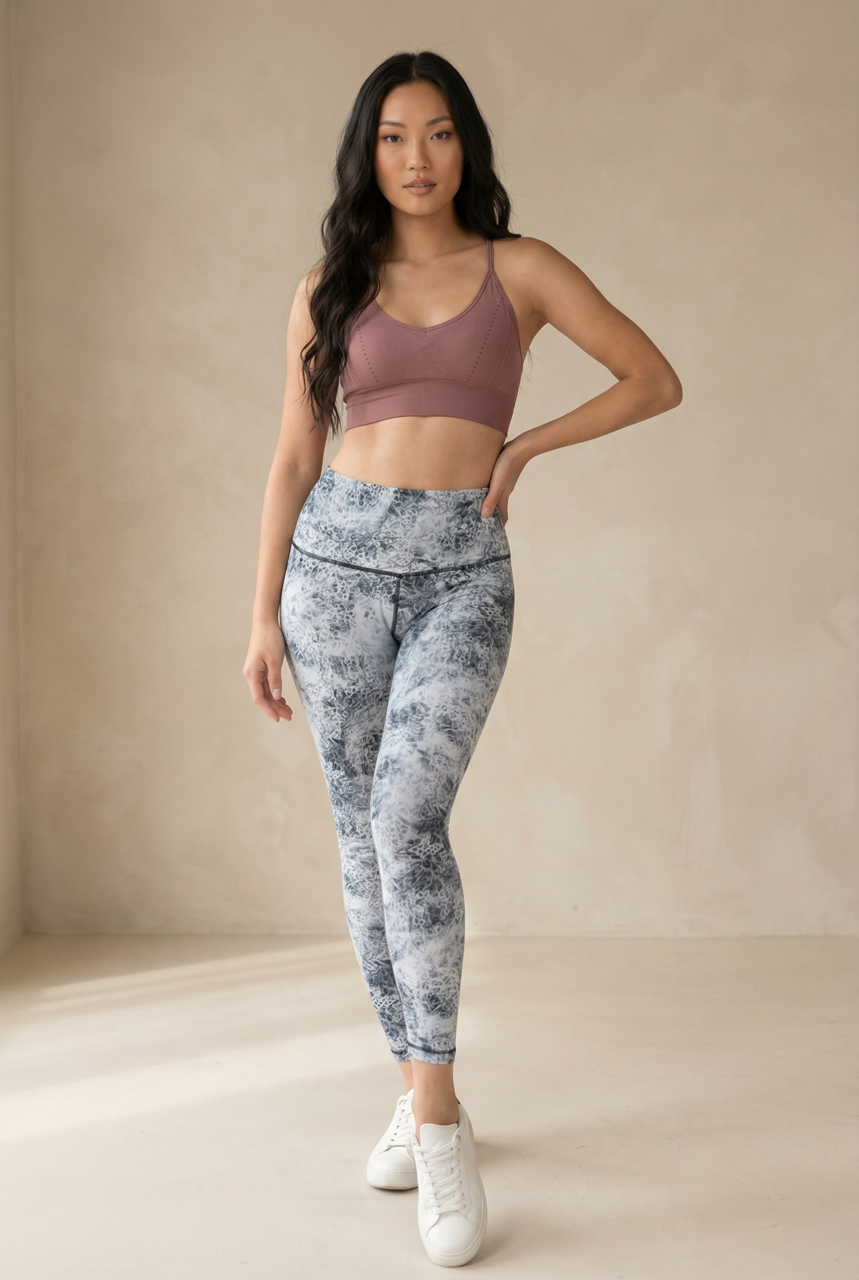 Melange High-Waist Legging