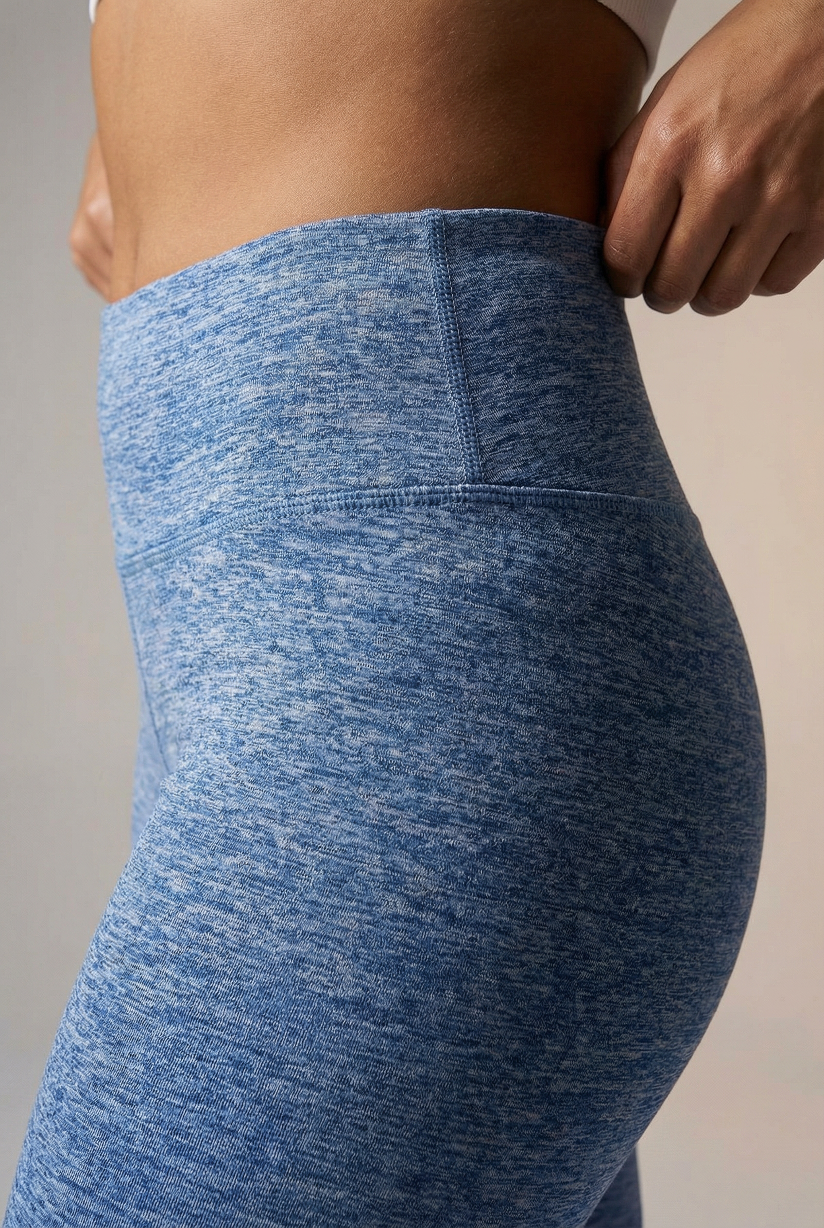 Melange Seamless High-Waist Legging