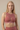 Mesh Panel High-Neck Strappy Sports Bra
