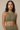 Mesh Panel High-Neck Strappy Sports Bra