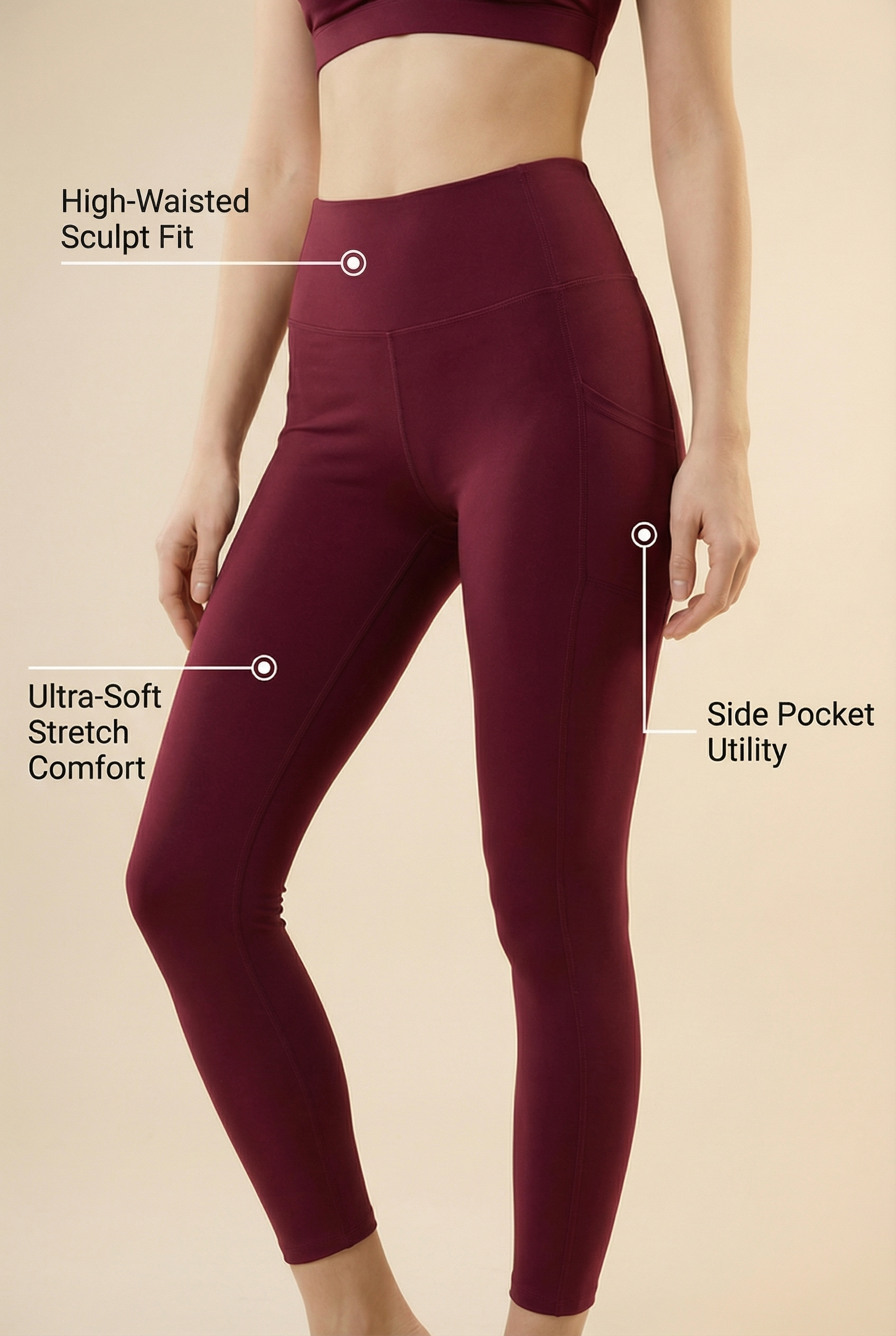 Sculpt Pocket Scrunch Legging