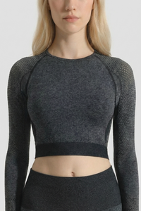 Seamless Long Sleeve Crop Top