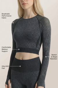 Seamless Long Sleeve Crop Top