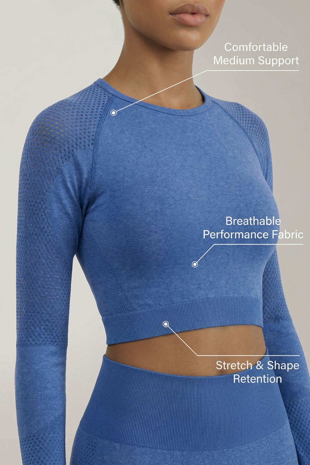 Seamless Long Sleeve Crop Top