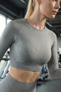 Seamless Long Sleeve Crop Top
