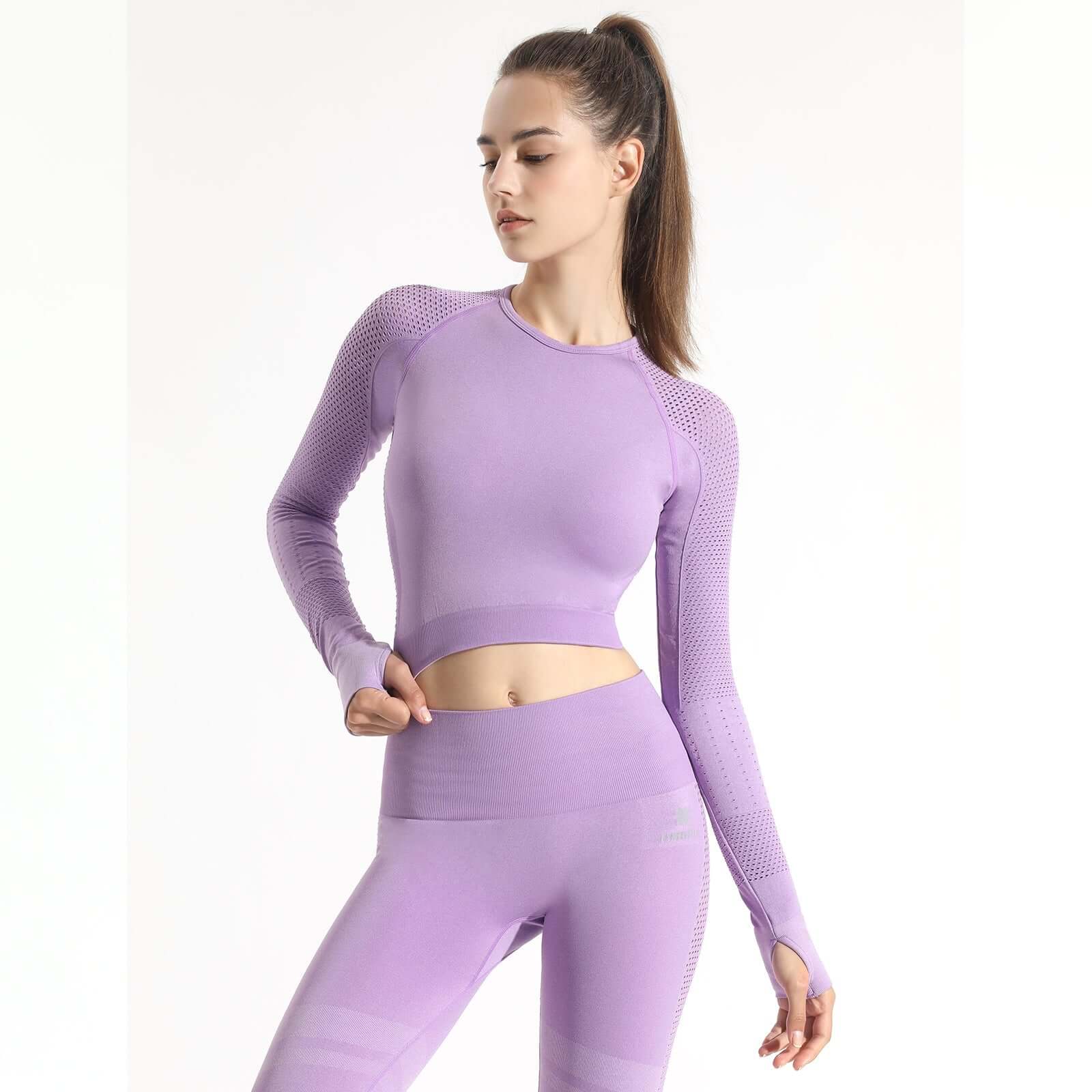 Seamless Long Sleeve Crop Top