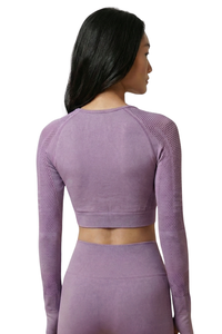 Seamless Long Sleeve Crop Top