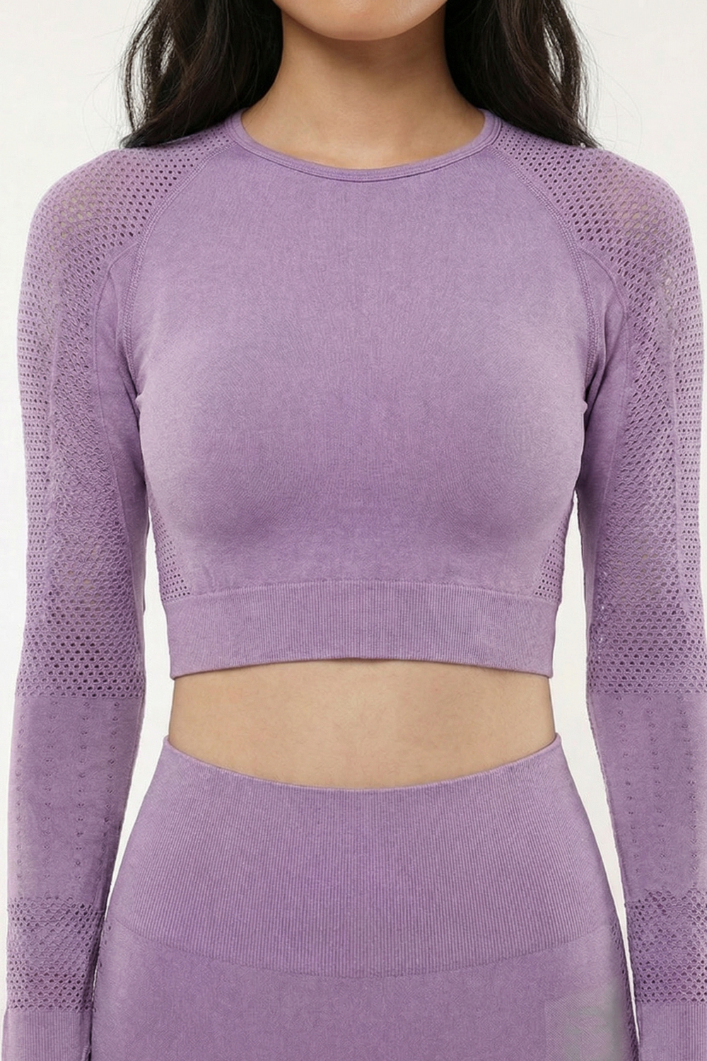 Seamless Long Sleeve Crop Top