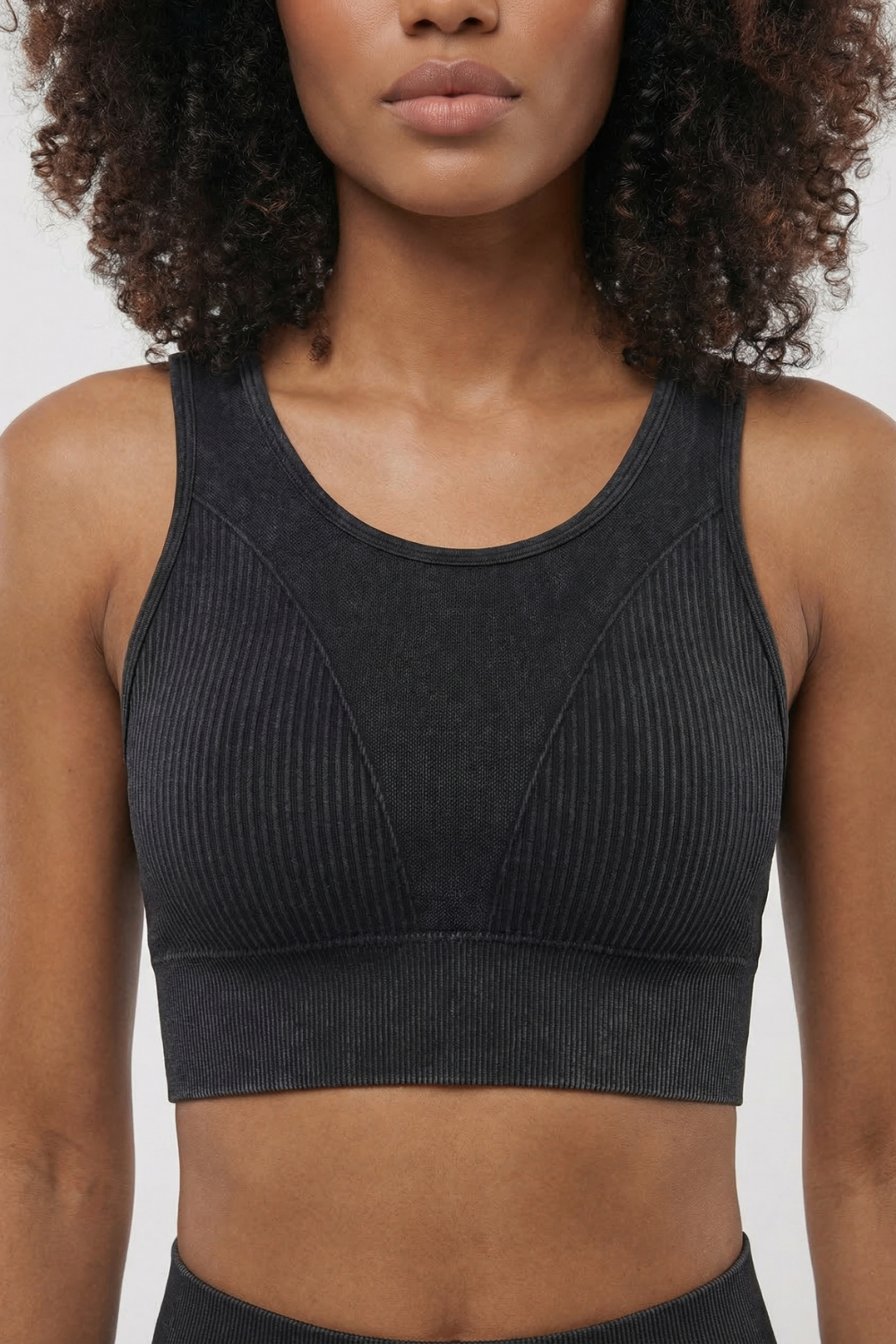 Seamless Melange Sports Bra