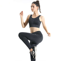 Seamless Melange Sports Bra
