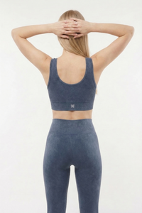 Seamless Melange Sports Bra