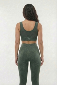 Seamless Melange Sports Bra