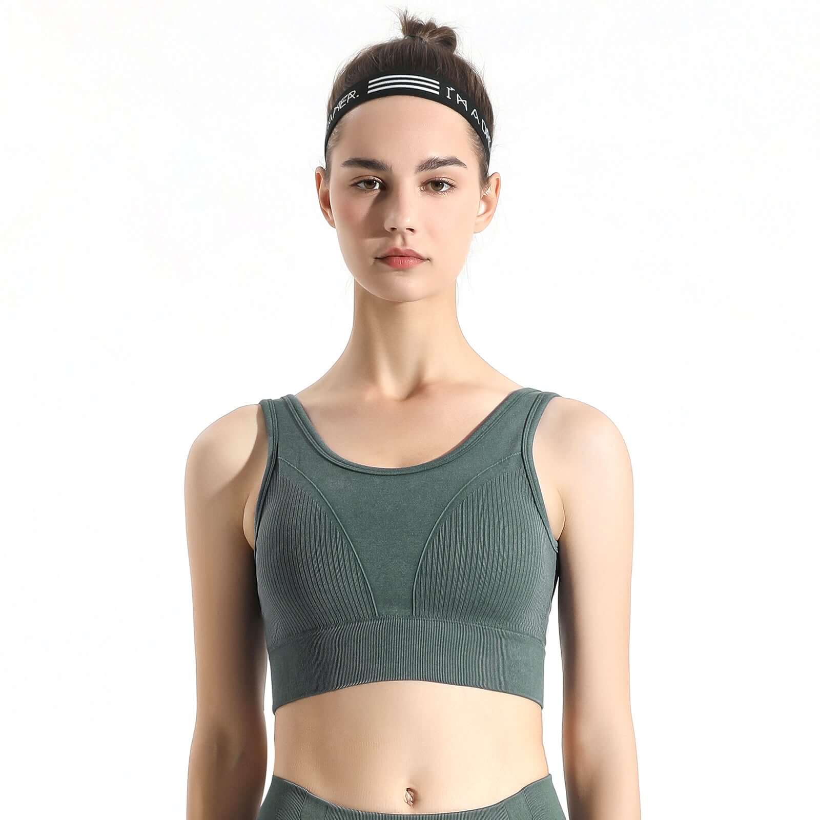 Seamless Melange Sports Bra