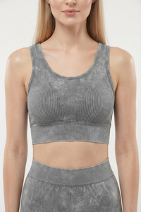 Seamless Melange Sports Bra