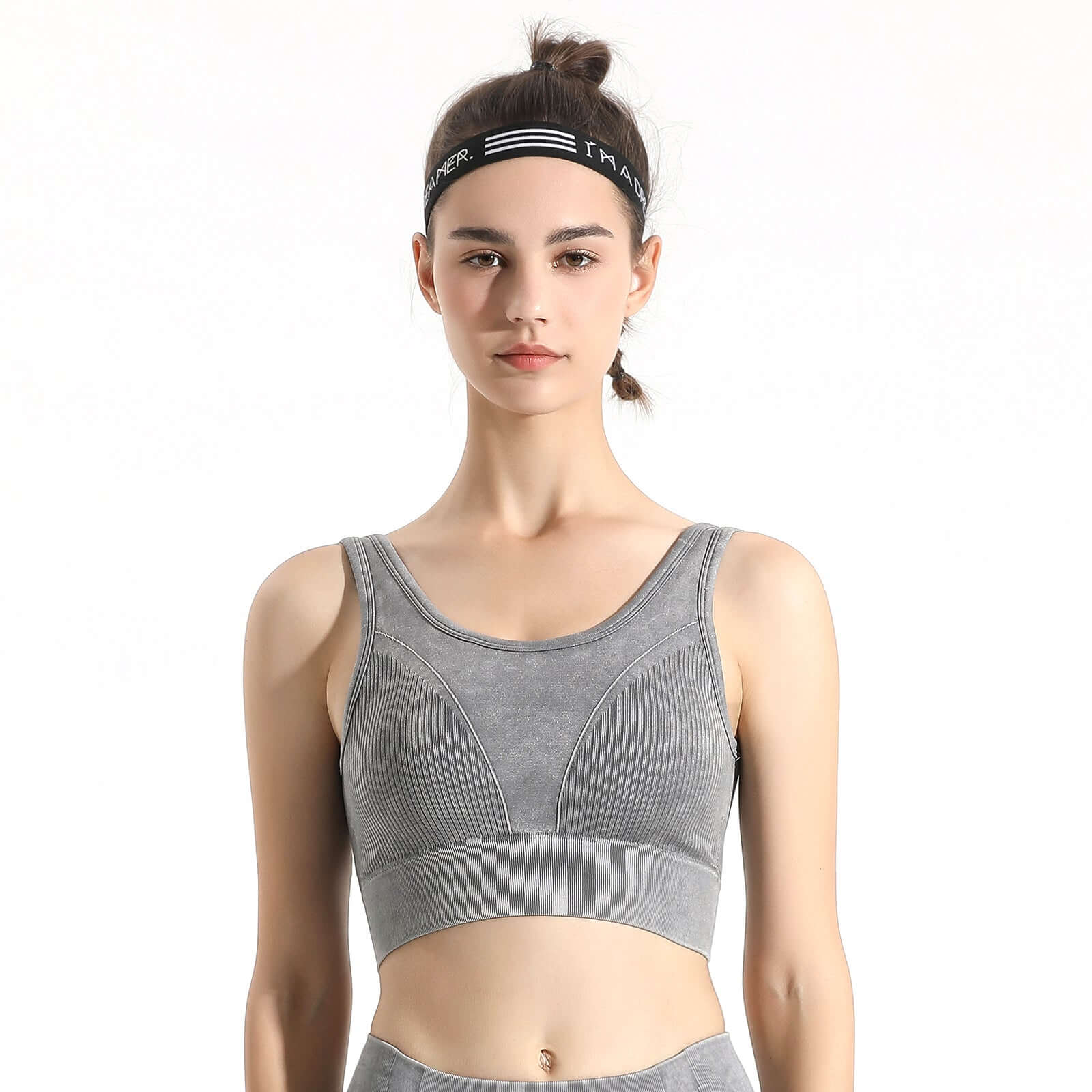 Seamless Melange Sports Bra