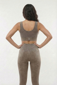 Seamless Melange Sports Bra
