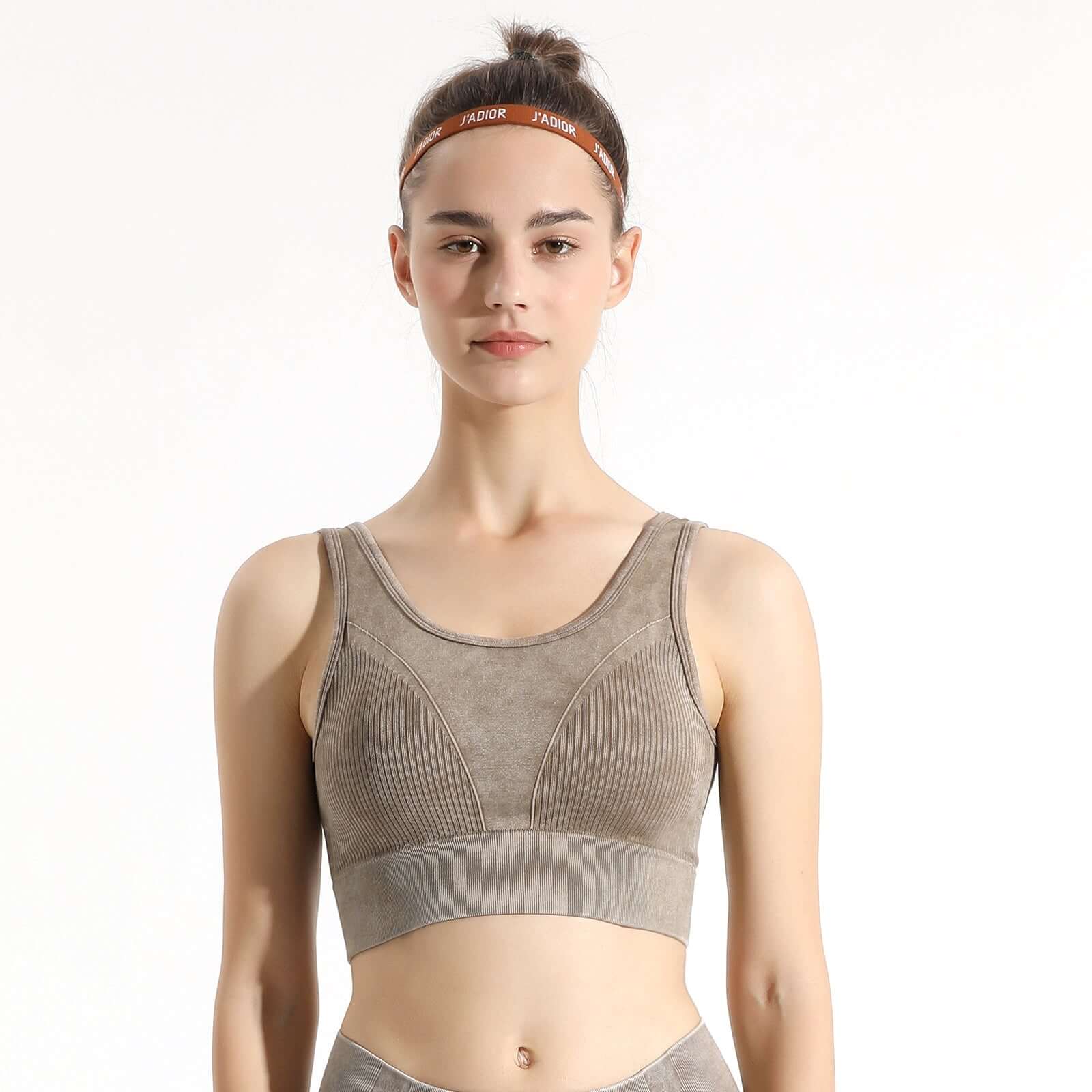 Seamless Melange Sports Bra