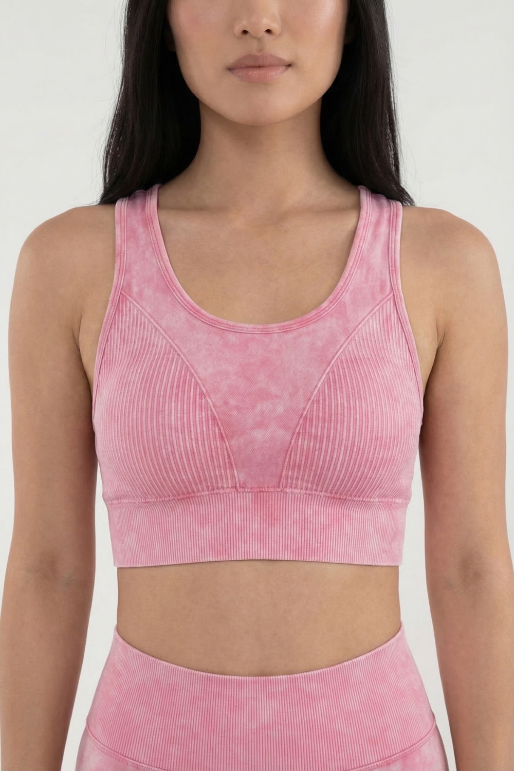 Seamless Melange Sports Bra
