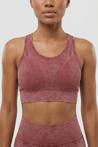 Seamless Melange Sports Bra