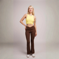 SoftTouch Pocket V-Waist Flare Legging