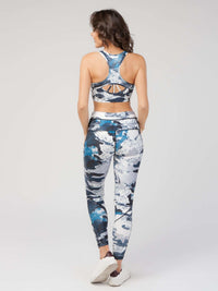 StudioPrint Blue Camo High-Waist Legging