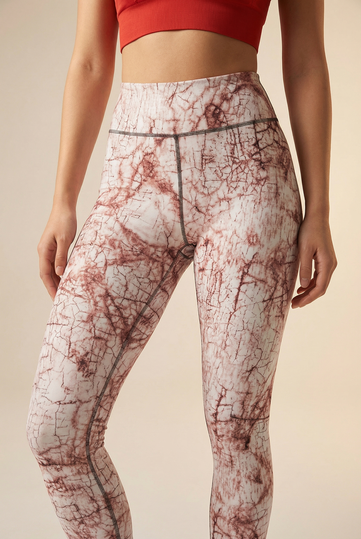 StudioPrint Blue Marble High-Waist Legging