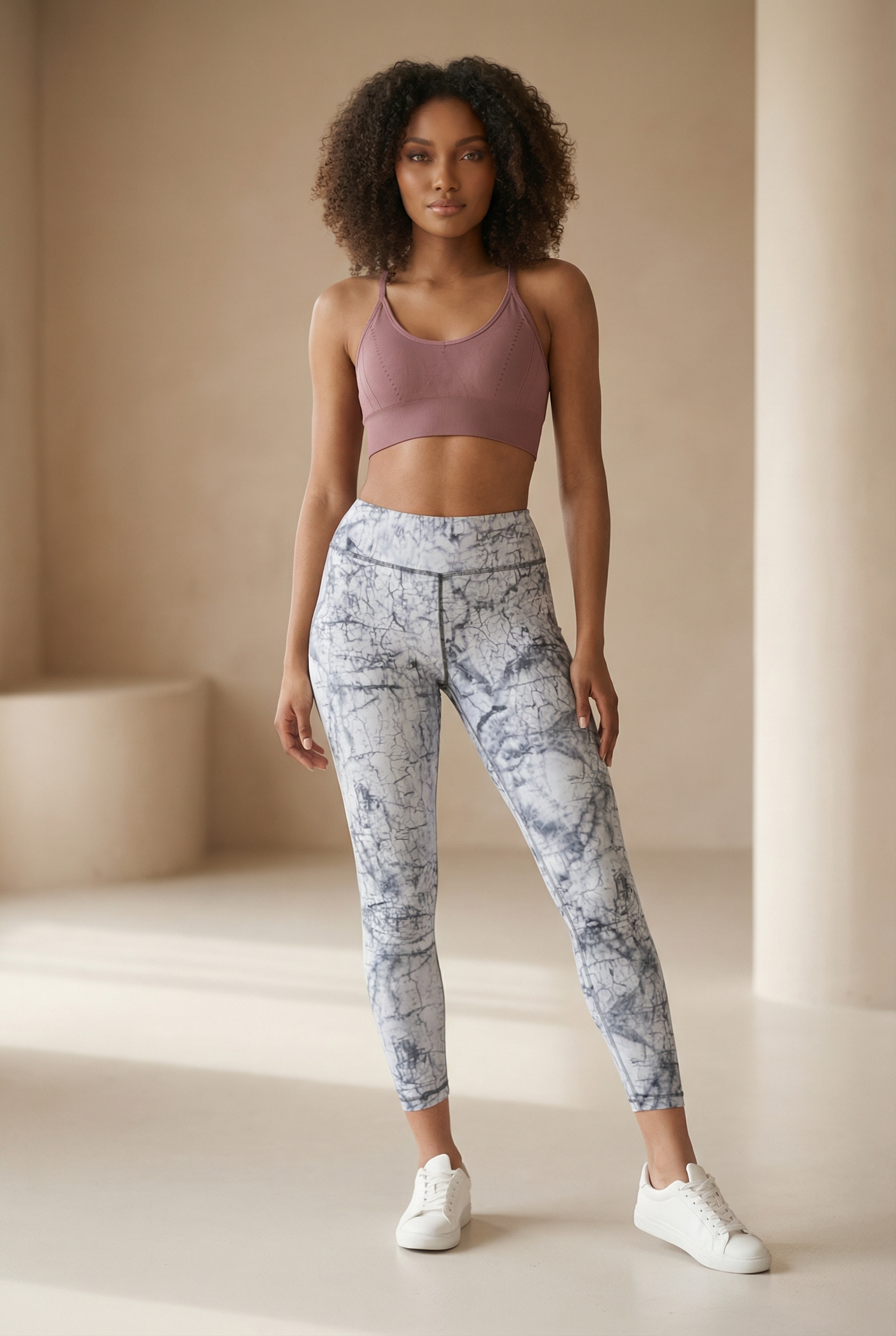 StudioPrint Blue Marble High-Waist Legging