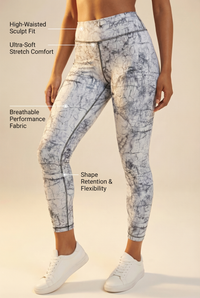 StudioPrint Blue Marble High-Waist Legging