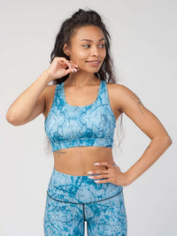 StudioPrint Blue Marble Sports Bra
