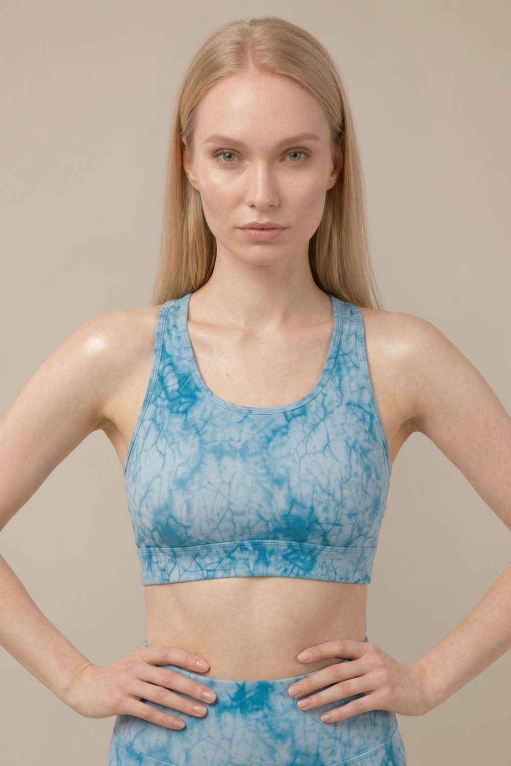 StudioPrint Blue Marble Sports Bra