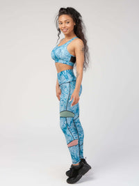 StudioPrint Blue Print High-Waist Legging