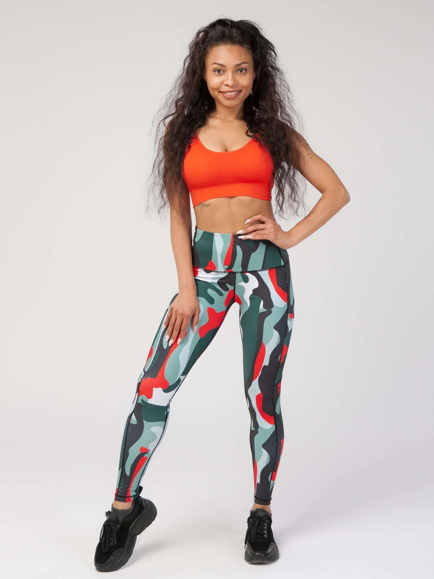 StudioPrint Multi Camo High-Waist Legging