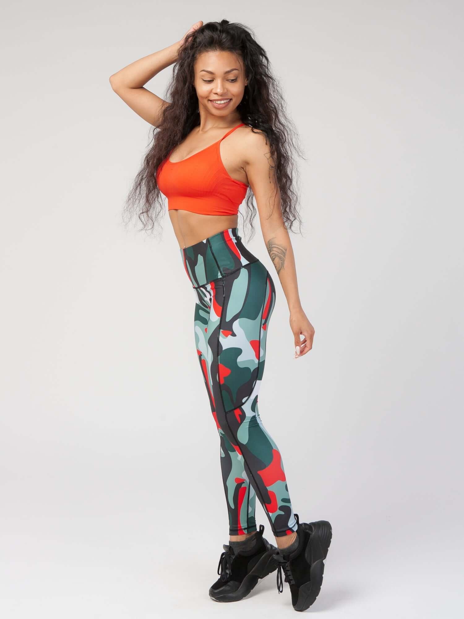 StudioPrint Multi Camo High-Waist Legging